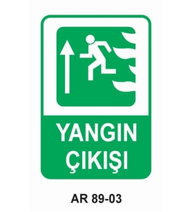 İŞ GÜVENLİĞİ UYARI LEVHASI 1 ADET PVC 21 X 29CM