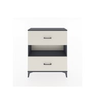 Arges Şifonyer Tek Raflı 2 Çekmeceli 88x30x106 Antrasit-Aytaşı