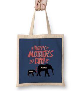 Happy Mothers Day 2021 Bez Çanta Uzun Saplı