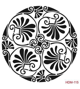 Cadence Home Decor Midi Stencil Boyama Şablonu 25x25 cm. HDM-115 