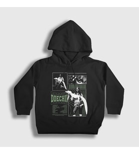 Presmono Unisex Çocuk Siyah Alligator Bites Müzik Doechii Kapüşonlu Sweatshirt 541318tt