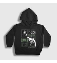 Presmono Unisex Çocuk Siyah Alligator Bites Müzik Doechii Kapüşonlu Sweatshirt 541318tt