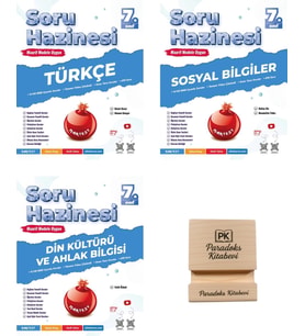 Nartest 7. Sınıf Maarif Bağlam Temelli Türkçe Sosyal ve Din Soru Haznesi 3lü Set + Telefon Standı