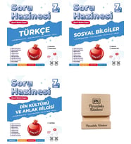 Nartest 7. Sınıf Maarif Bağlam Temelli Türkçe Sosyal ve Din Soru Haznesi 3lü Set + Telefon Standı