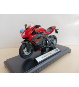 MV AGUSTA F3 RR 1/18 Ölçek Motosiklet (PLAKALI-YAZILI)