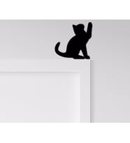 BK Home Kedi Duvar Süsü-1 (Siyah)