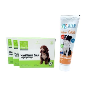 3 Kutu 1-10kg Köpekler İçin Damla + Ans Multivitamin