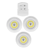 Kablosuz Uzaktan Kumandalı 3lü Led Lamba Seti (Karışık)