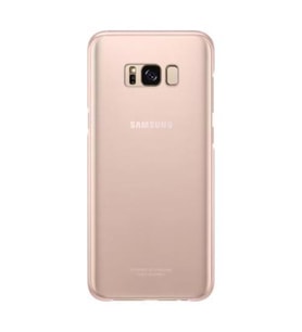 Galaxy S8+ ile Uyumlu Şeffaf Koruyucu Kılıf Pembe EF-QG955CPEGWW