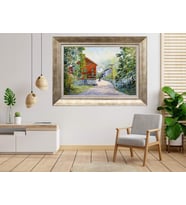 Gümüş Çerçeveli Tablo nb1109