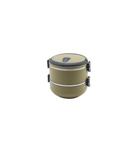 FRESHBOX KAHVERENGİ 2Lİ SEFER TASI SAKLAMA KABI 1.2LT