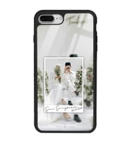 iPhone 7 Plus Uyumlu Notlu Polaroid Çerçeve Tasarımlı Glossy Telefon Kılıfı