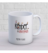 Kişiye Özel Meslek Rehber Öğretmeni Hediyelik Kupa Bardak