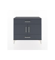 Arges Şifonyer 2 Raflı 2 Çekmeceli 2 Kapaklı 88x30x80 Antrasit-Antrasit