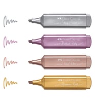 Faber Castell Metalik Renk Fosforlu Kalem 4 lü Paket 154640