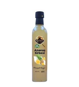 Tarihi SultanAhmet Baharatçısı Ananas Sirkesi %100 Katkısız Doğal 500 ml  Özel Üretim