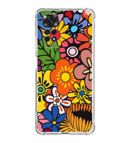 PrintiFy Redmi Note 11 Uyumlu Retro Color 2 Baskılı Şeffaf Köşe Korumalı Antişok Kılıf