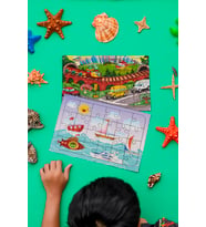 Okul Öncesi Başlangıç Yapboz Taşıtlar Ve Deniz Araçları Ahşap Puzzle Set