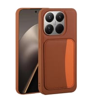 Xiaomi 15T Uyumlu Kılıf Kartlıklı Zore X-Kart Silikon Kapak