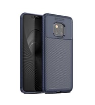 Huawei Mate 20 Pro Kılıf Esnek Soft Karbon Tasarım Legion Serisi (Lacivert)