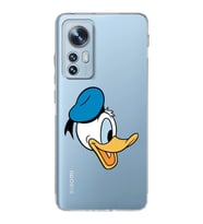Xiaomi Mi 12 Uyumlu Kamera Korumalı Kapak Donald Duck Tasarımlı Şeffaf Silikon Kılıf