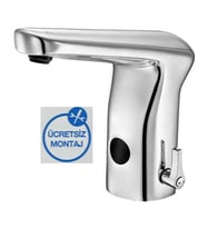 Eca Krom Fotoselli Lavabo Batarya Elektrikli 108108025 Çift Su G.