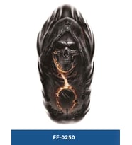 FF-250 ORTA BOY KURUKAFA DESEN GEÇİCİ DÖVME-TATTO