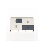 Kronos Konsol 5 Raflı 3 Çekmeceli 5 Kapaklı 176x59x99 Aytaşı-Aytaşı/Antrasit