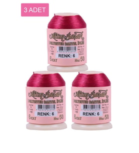 Northcity 3 Adet Altınbaşak Oya ve Dantel İpi 20 gr - Royaleks - No: 006