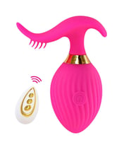 LUMINOUS Vibrating Egg Kablosuz Kumandalı Klitoris ve Vajina Uyarıcı 2 in 1 Vibratör
