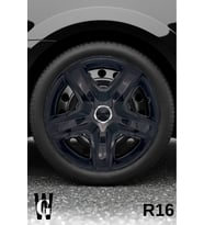Toyota Celica 16 İnç Jant Kapağı (4 ADET) Siyah S105