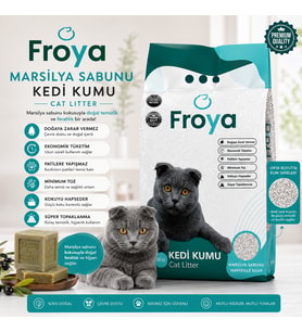 Froya Marsilya Sabunu Kokulu Kumu 10 Lt Orta Taneli Topaklanan Tozsuz Kumu