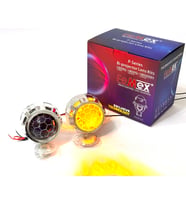 Femex Bi-Xenon Turuncu Bal Petek Desenli Far İçi Mercek 2,5 Inc Far Merceği Led Xenon Uyumlu