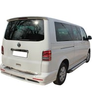 Volkswagen Caravelle Uyumlu Arka Tampon Altı (Paçalıkla) 2 Parça Fiber 2003-2010