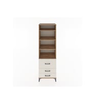 Hyperion Dolap 4 Raflı 3 Çekmeceli 60x44x195 Çam-Aytaşı