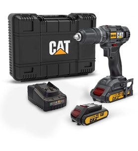 Cat Dx155.1 18Volt/2.0Ah Li-Ion Çift Akülü Profesyonel Şarjlı Darbeli Matkap