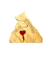 Kişiye Özel Ahşap Kurt Ailesi Puzzle