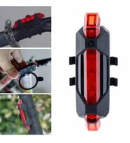 Buffer Usb Şarj Edilebilir Parlak Bisiklet Led Lamba Su Geçirmez Güvenlik Uyarı Arka Lamba Işığı (Karışık)