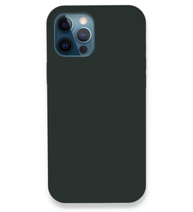 Newface Apple iPhone 12 Pro Kılıf Lansman Legant Silikon - Koyu Yeşil
