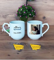 Matematik Öğretmeni Kupa Bardak Oval Fotoğraflı Matematik Öğretmenine Hediye