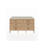 Kronos Konsol 2 Raflı 4 Çekmeceli 4 Kapaklı 176x59x99 Aytaşı-Çam