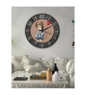 bilge Tasarım Duvar Saati 40 x 40 CM (Karışık)