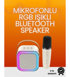 Yüksek Performanslı Kablosuz Karaoke Hoparlör