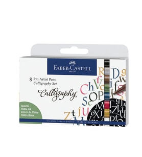 Faber Castell Pitt Kaligrafi Kalem Seti 8'li 167508 