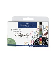 Faber Castell Pitt Kaligrafi Kalem Seti 8'li 167508 