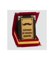 Dünyanın En Yakışıklı Babasına Plaketi