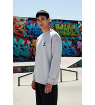 Erkek Bisiklet Yaka Düşük Kol Uzun Kol Sweatshirt Fonksiyonel Dayanıklı Kaliteli Konforlu Şık