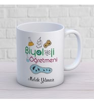 Kişiye Özel Meslek Biyoloji Öğretmeni  Hediyelik Kupa Bardak 1 Adet