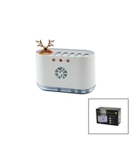 GEYİK FİGÜRLÜ 700ML SESE DUYARLI USB ŞARJLI - RENKLİ LEDLİ IŞIK HAVA NEMLENDİRİCİ BUHAR MAKİNE - KOKU GİDERİCİ 4.5W GO-53-vice