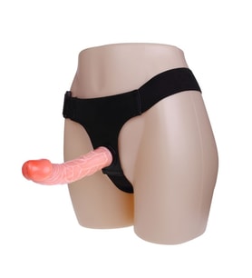 LilituShop 20 cm Belden Bağlamalı İçi Dolu Strapon Penis